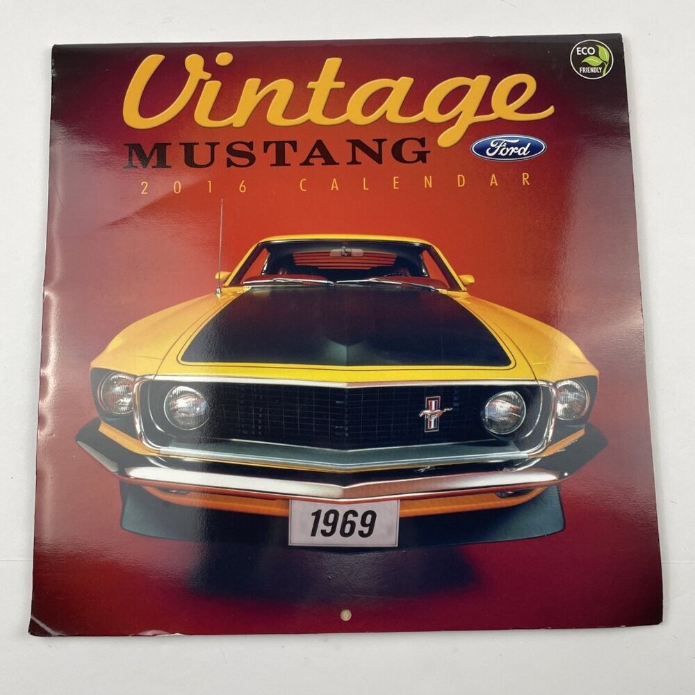 VINTAGE MUSTANGS - 2016 Wall Calendar